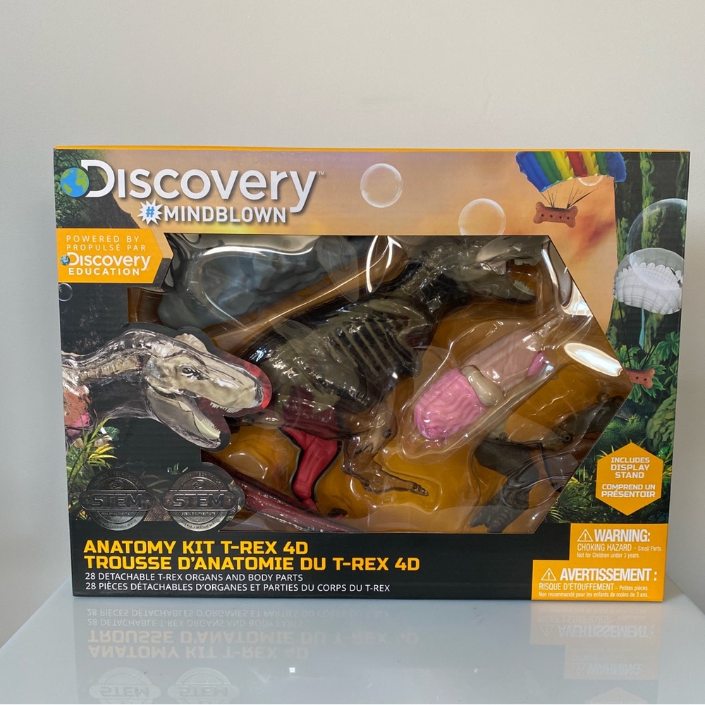 Discovery Mindblown 4D T-Rex Dinosaur Anatomy Kit New In Box